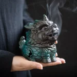 Incense Burner Kylin Treasure God Beast Tea Table Household Indoor Zen Ceramic Decoration 1