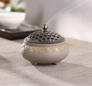 Ceramic Mosquito Repellent Incense Burner Classical Living Room Decor Porcelain Coil Incense Holder 1