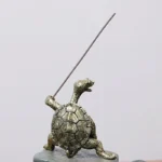 1pcs Mini Turtle Shape Incense Censer Sandalwood Stick Holder Vintage Bronze Animal Incense Holder Burner Stand Gift Home Decor 1