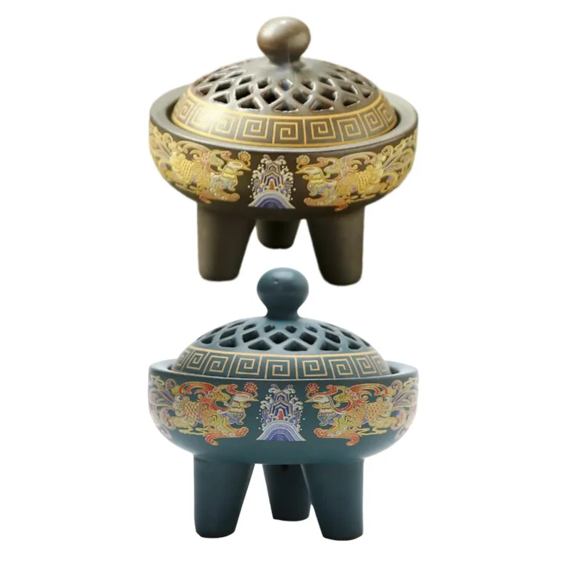 Ceramic Incense Burner Incense Holder Creative Ornaments for Tea House 1